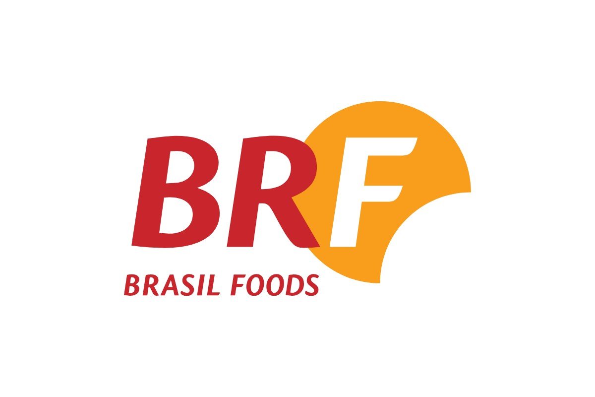 A BRF nasceu em 2009 da fusão entre Sadia e Perdigão, formando uma das maiores processadoras de alimentos do mundo Logotipo da BRF (Brasil Foods) de 2009, criada da fusão entre Sadia e Perdigão