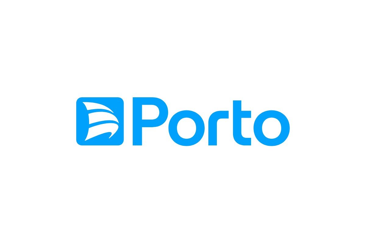 Desde 2021, a antiga Porto Seguro é conhecida apenas como Porto Logotipo atual da Porto, adotado no rebranding de 2021