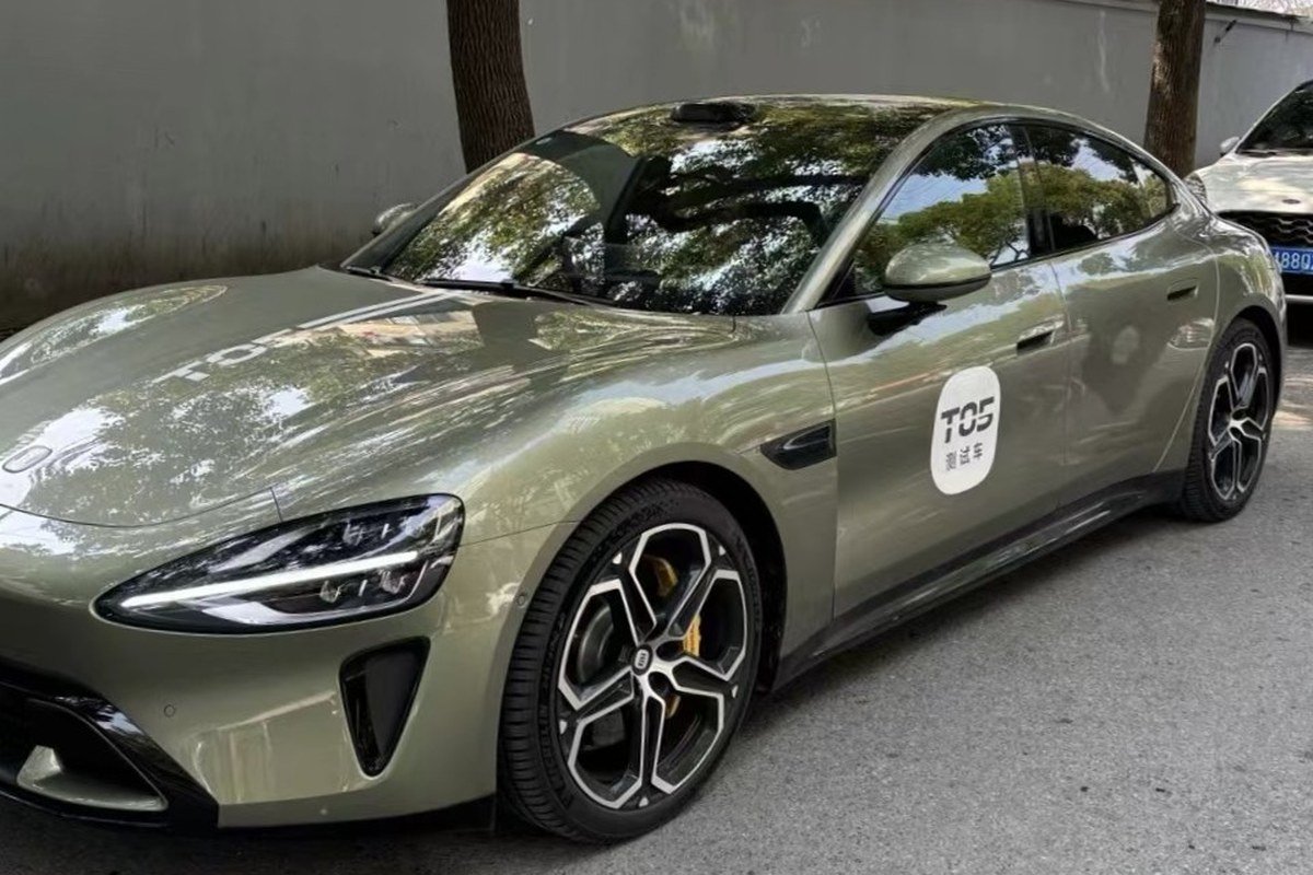 Carro elétrico Xiaomi SU7, lançado em 2024