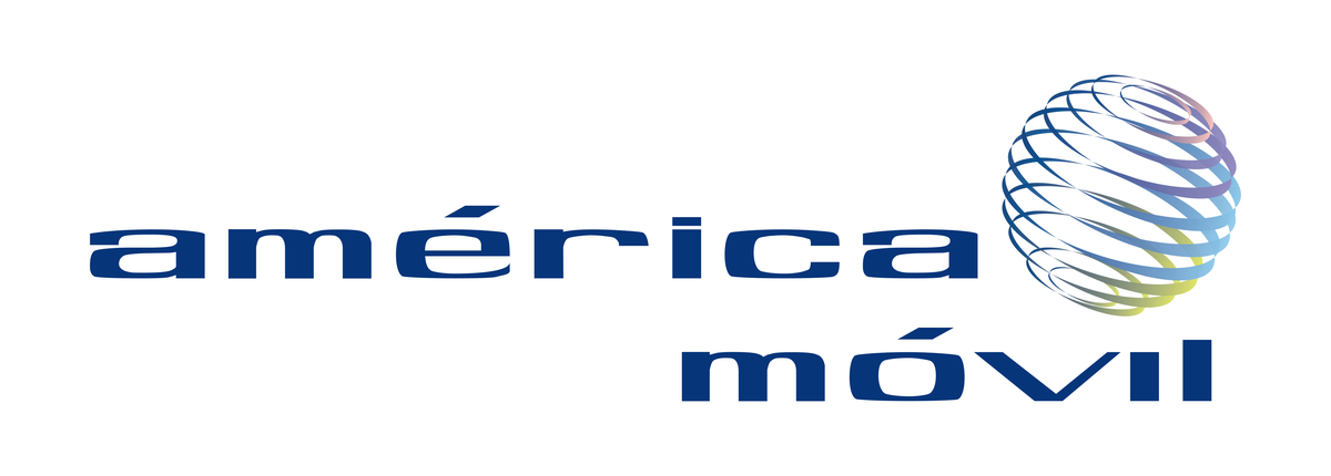 A Claro é brasileira? Quem é o dono da operadora, controlada pela mexicana América Móvil 3 Logotipo da América Móvil, com o nome do grupo em letras azuis e uma esfera de linhas coloridas