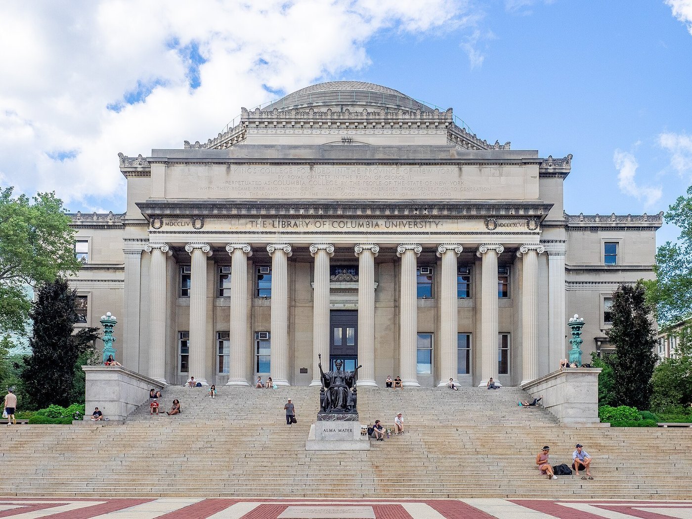 Low Memorial Library, no campus da Universidade Columbia