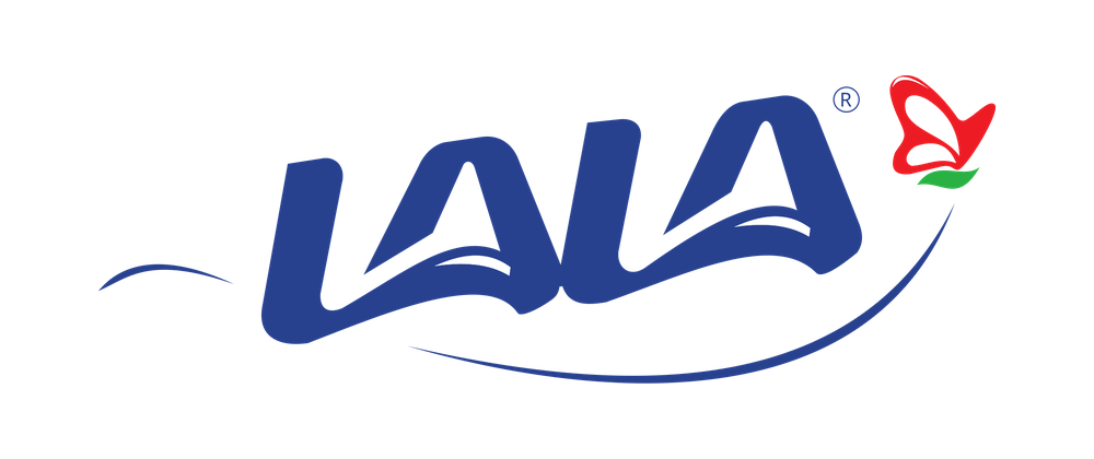 Vigor é de quem? Como a marca de laticínios de 1917 passou da JBS à mexicana Lala 2 Logotipo do Grupo Lala, com o nome em letras azuis e uma flor vermelha