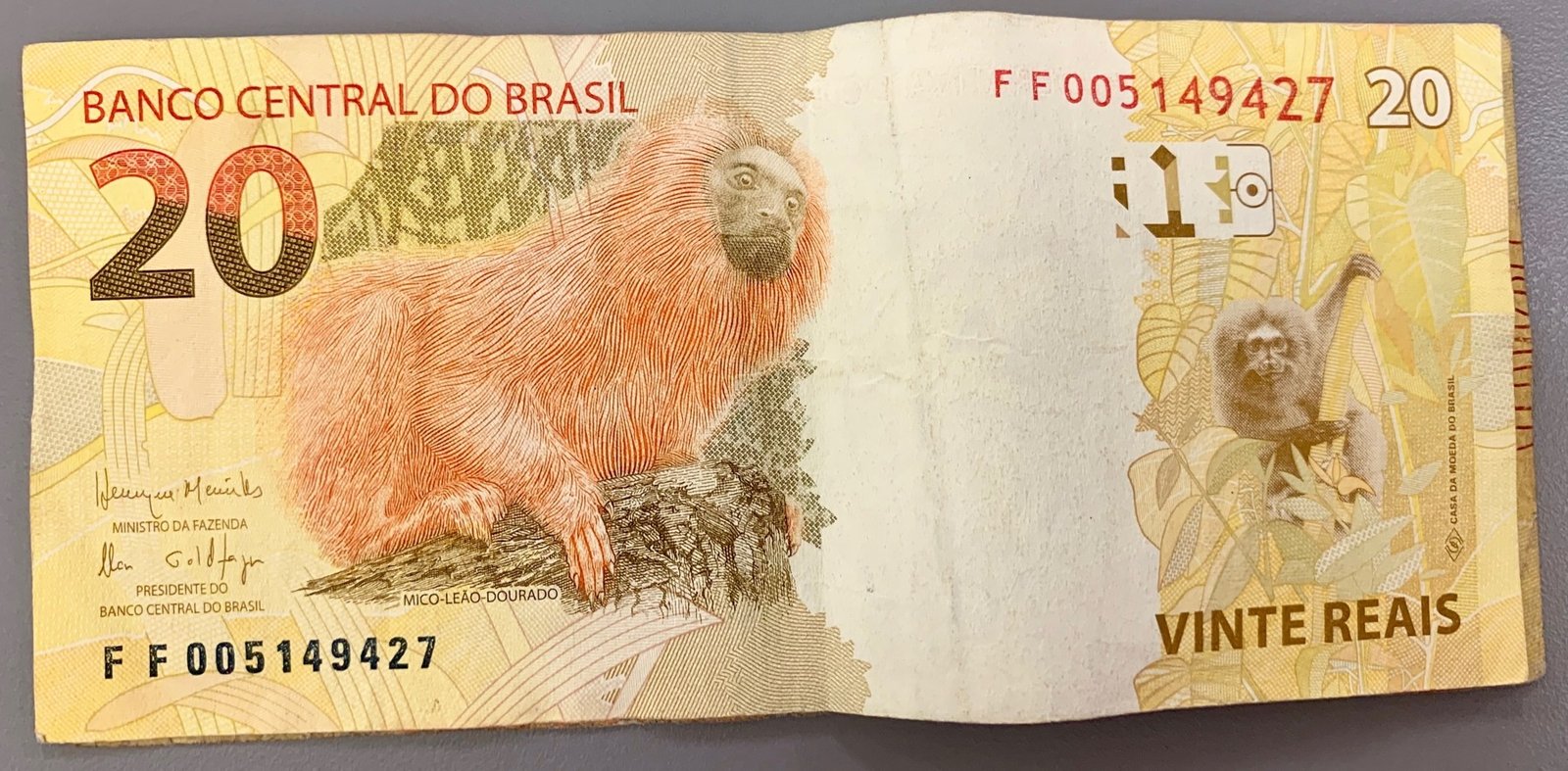 Cédula de R$ 20. Foto ilustrativa para o imposto de renda sobre prêmios de loteria.
