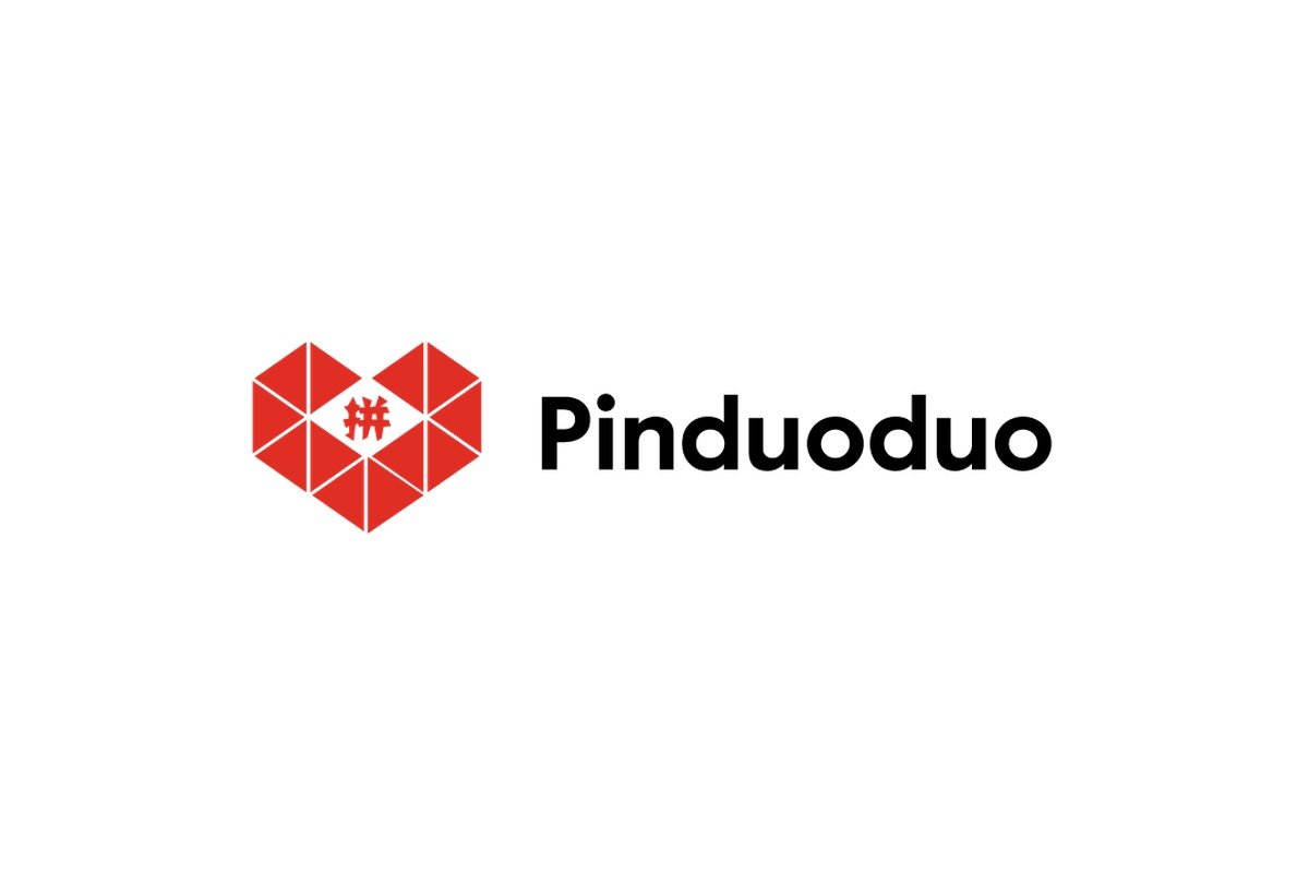 Logotipo do Pinduoduo, aplicativo de compras chinês do mesmo grupo que controla a Temu